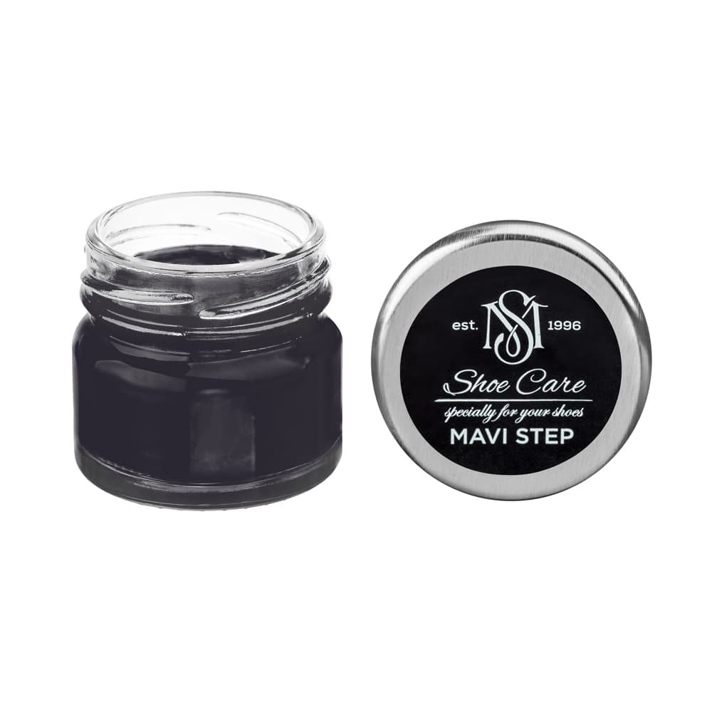 Suede, Nubuck & Matte Leather Renovator NCS (S 8005-R50B) (Black-Blue with Gray), MAVI STEP Multi Oil Balm E07, Condition & Restore