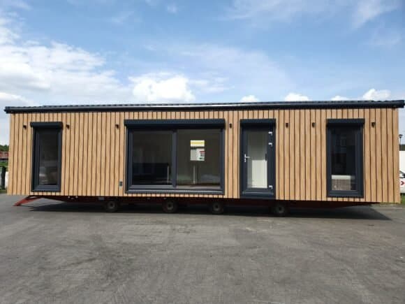 Mobilheim T2 10/4 – 2 Schlafzimmer, 1 Bad, 1 Dusche, PVC-Holzoptik, 4-Jahres-Isolierung, sofort lieferbar