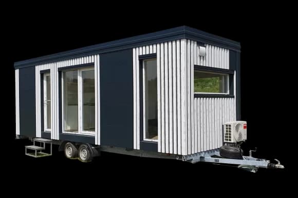 Mobilheim Viajes 20 – 16,5 m², 8,07×2,50 m, 1 Etage, Flachdach, sofort lieferbar