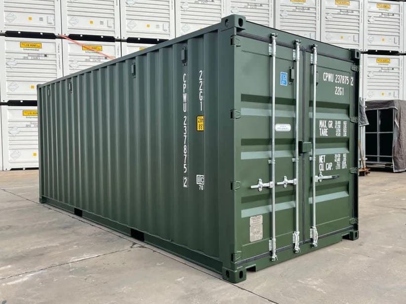 Neuer 20-Fuß-Dry-Container, 33 m³, 28.230 kg Nutzlast, Corten-Stahl, lichtdicht, sofort lieferbar