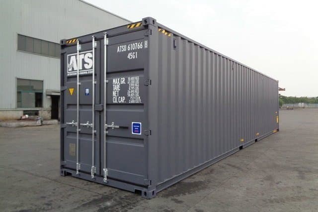 40-Fuß-HC-Doppeltür-Container Neu, Corten-Stahl, 28 mm Keruing-Boden, 57.940 lbs, sofort lieferbar