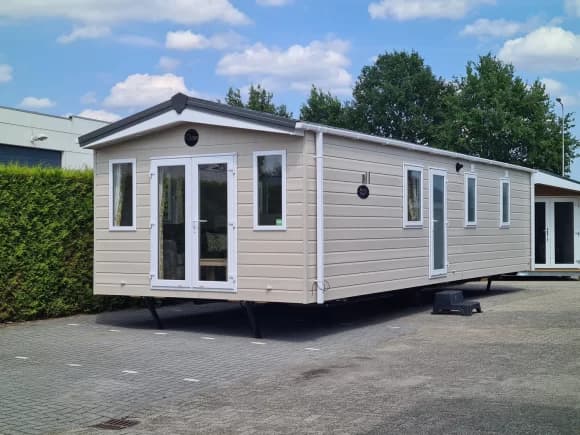 Mobilheim T2 Dawi – 1070×370 cm, 39,6 m², 2 Zimmer, 4 Betten, voll ausgestattet, sofort lieferbar