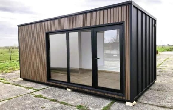 Vielseitiger Bürocontainer – 6×3 m, 2,45 m Innenhöhe, isoliert, Klimaanlage, sofort lieferbar