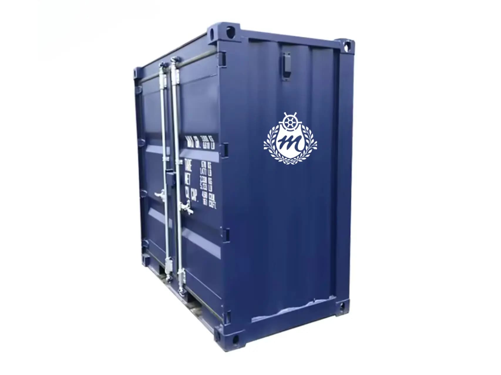 Gebrauchter 4-Fuß-Mini-Container, 1,58 m³, 1 Palette, ideal für Werkzeug & Baustelle, sehr kompakt, ab Hamburg lieferbar