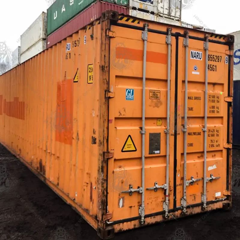 40-Fuß-High-Cube-Container – 76,4 m³, exportfähig, 25 Paletten, clevere Lagerlösung, ab Hamburg