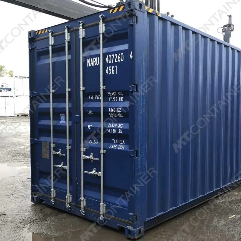 Neuer 40-Fuß-High-Cube-Container, 76,4 m³, 28,6 t Zuladung, gültige CSC-Plakette, 25 Paletten, ab Hamburg lieferbar