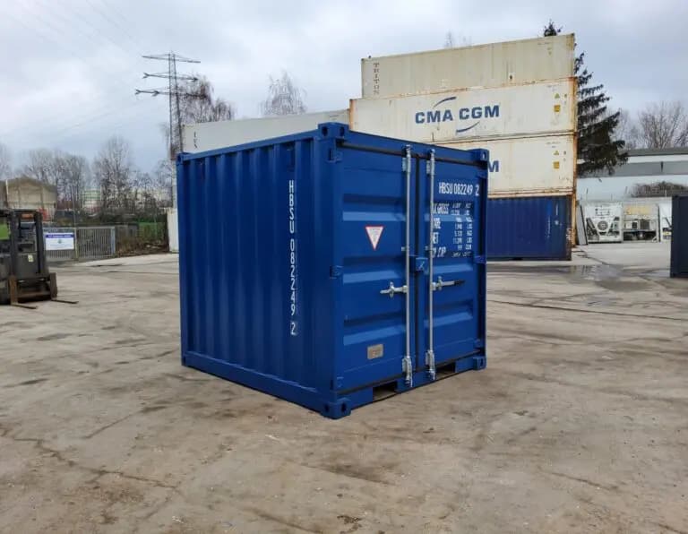 Neuer 8-Fuß-Material-Container, 9,82 m³, 3,5 t Zuladung, für 4 Paletten, verschweißt, ab Hamburg lieferbar