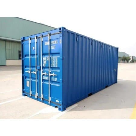 Robuster 20-Fuß-Standardcontainer – 33 m³, 28.400 kg Nutzlast, 20,4 m² Stellfläche, ISO-zertifiziert, sofort lieferbar