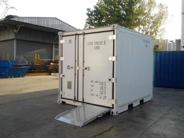 10 Fuß Kühlcontainer 3 m Tragbare Kühlzelle -40 °C bis +30 °C mit Daikin / Carrier Kühlaggregat – Gebraucht