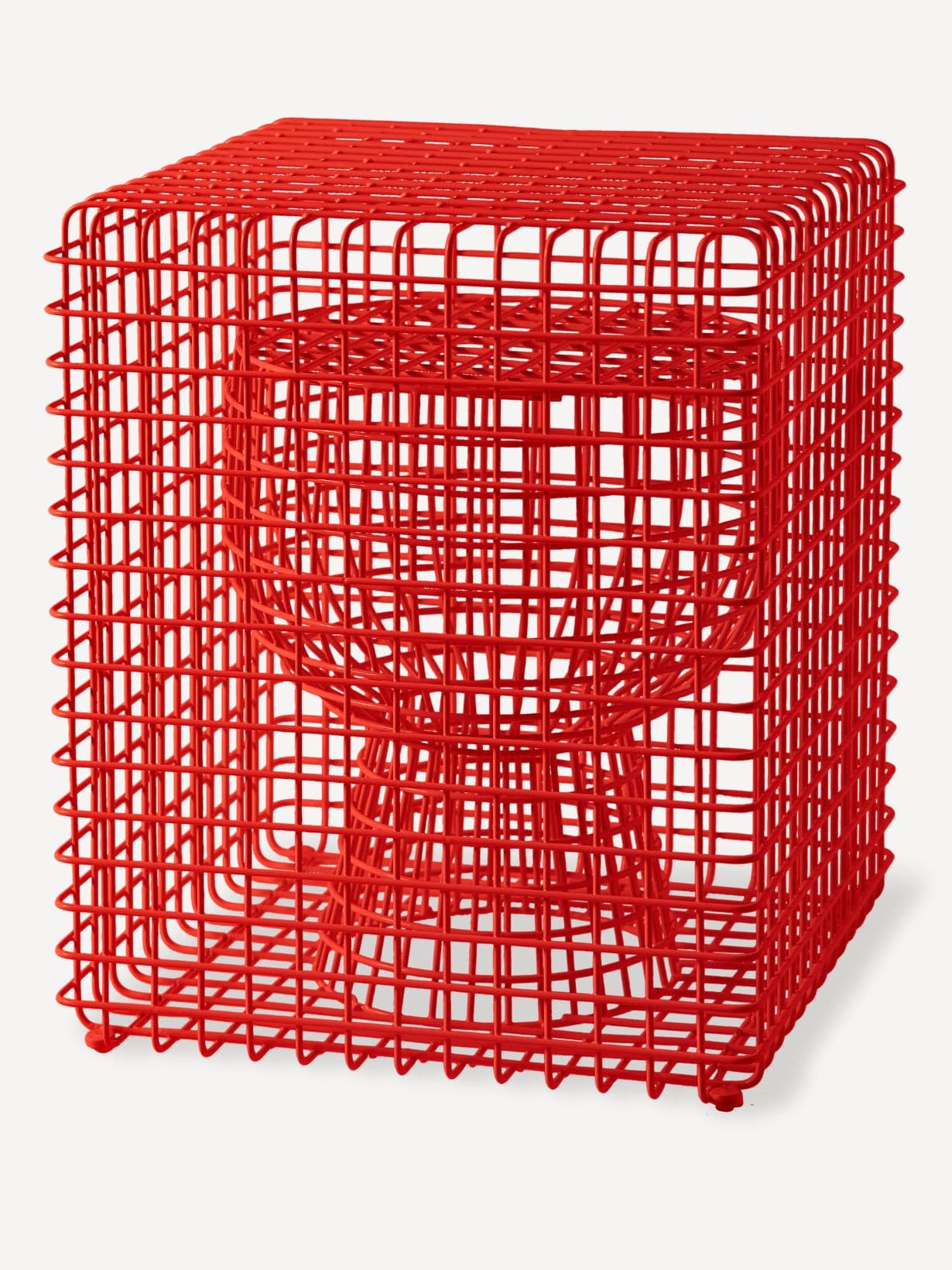 Tabouret, Wire Tip Tap Stool Rouge  - Pols Potten 