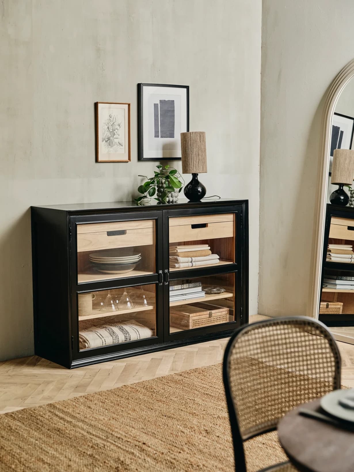 Meuble en bois 2 portes basse, Viva   - NORDAL 