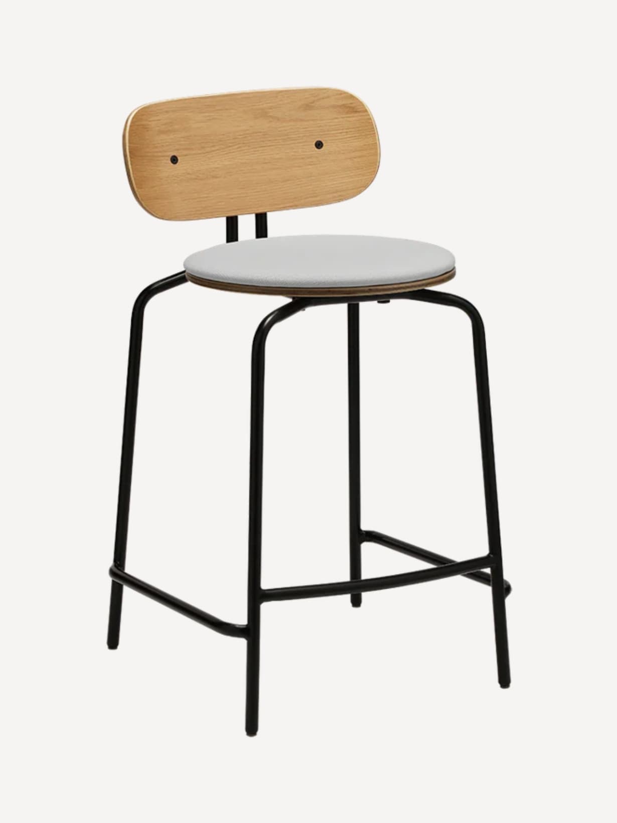 Tabouret de comptoir H65cm, Curious Gris perle  - Umage 