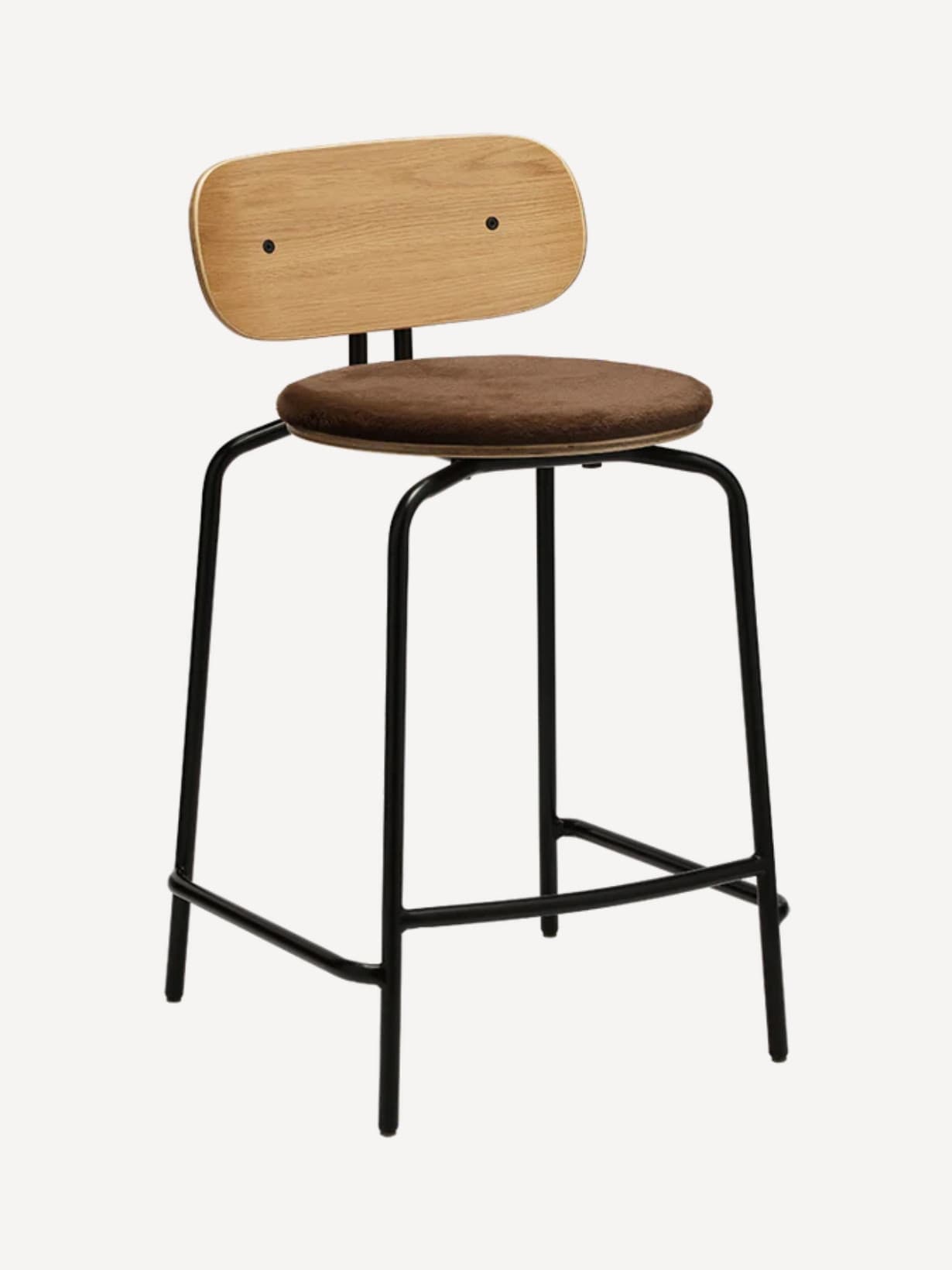 Tabouret de comptoir H65cm, Curious Marron  - Umage 