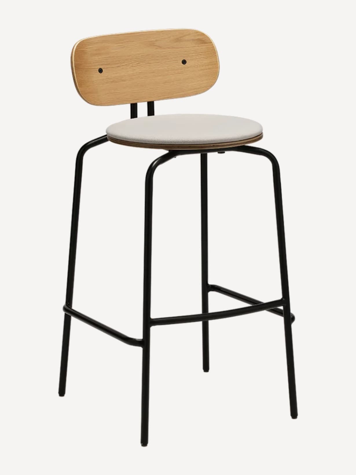 Tabouret de bar, Curious H75cm Blanc  - Umage 