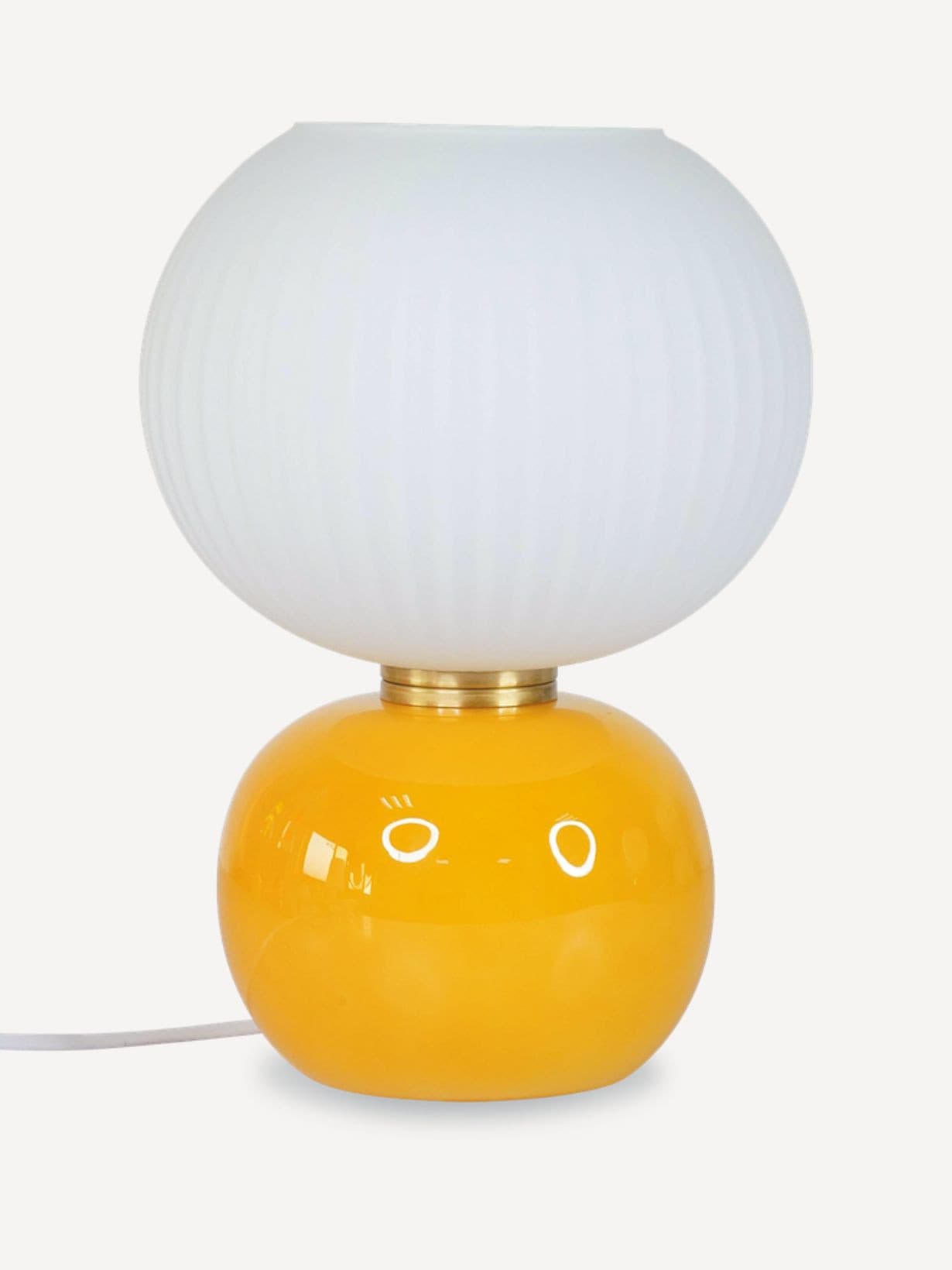 Lampe en verre, Adonis GM Jaune  - Opjet 