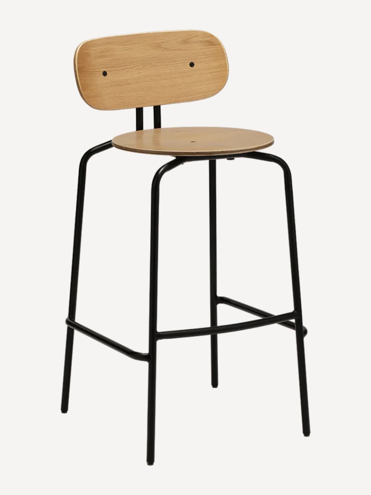 Tabouret de bar, Curious H75cm Chêne (sans coussin)  - Umage 