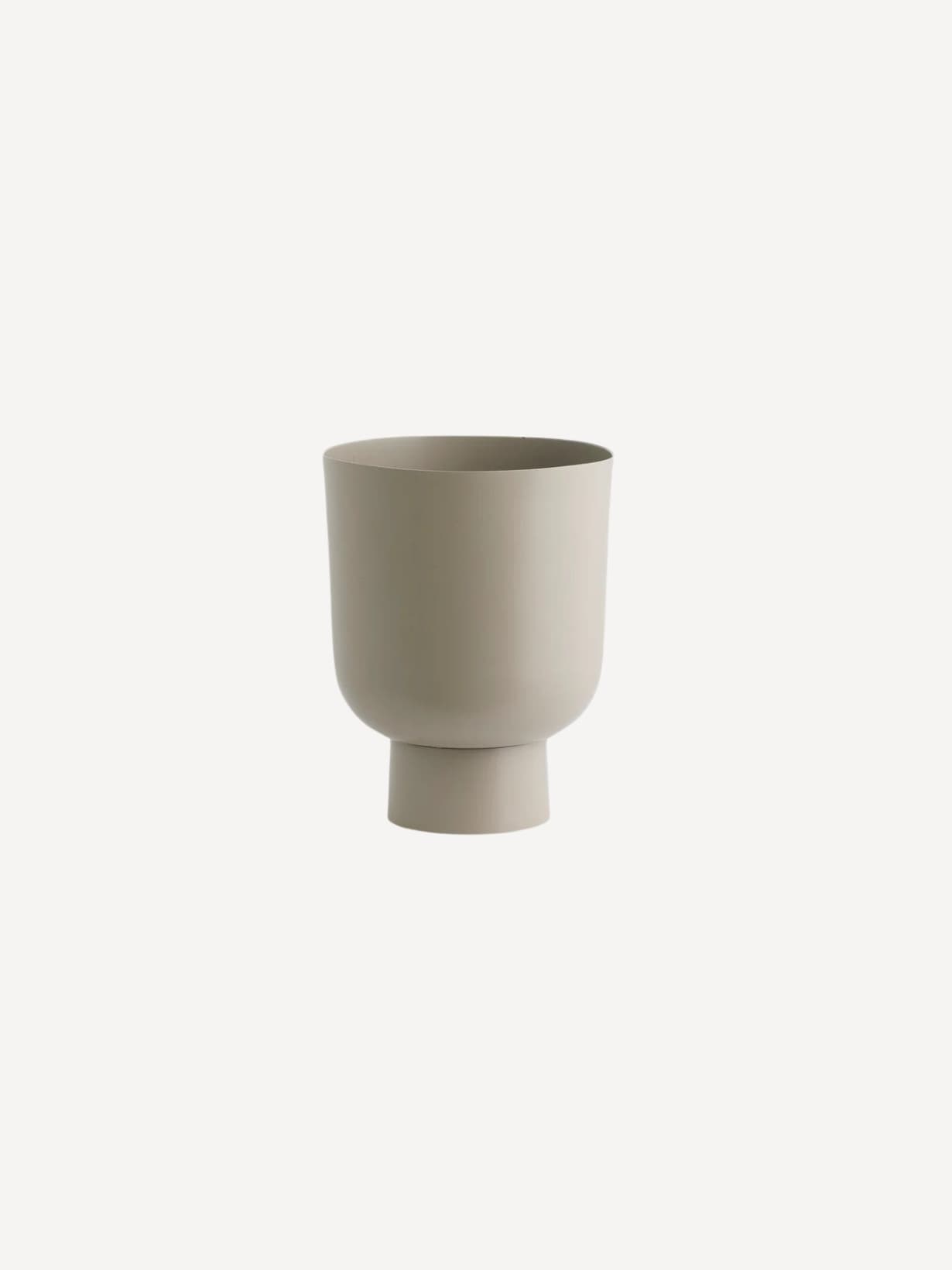 Jardinière en aluminium, Galoa S Beige  - NORDAL 