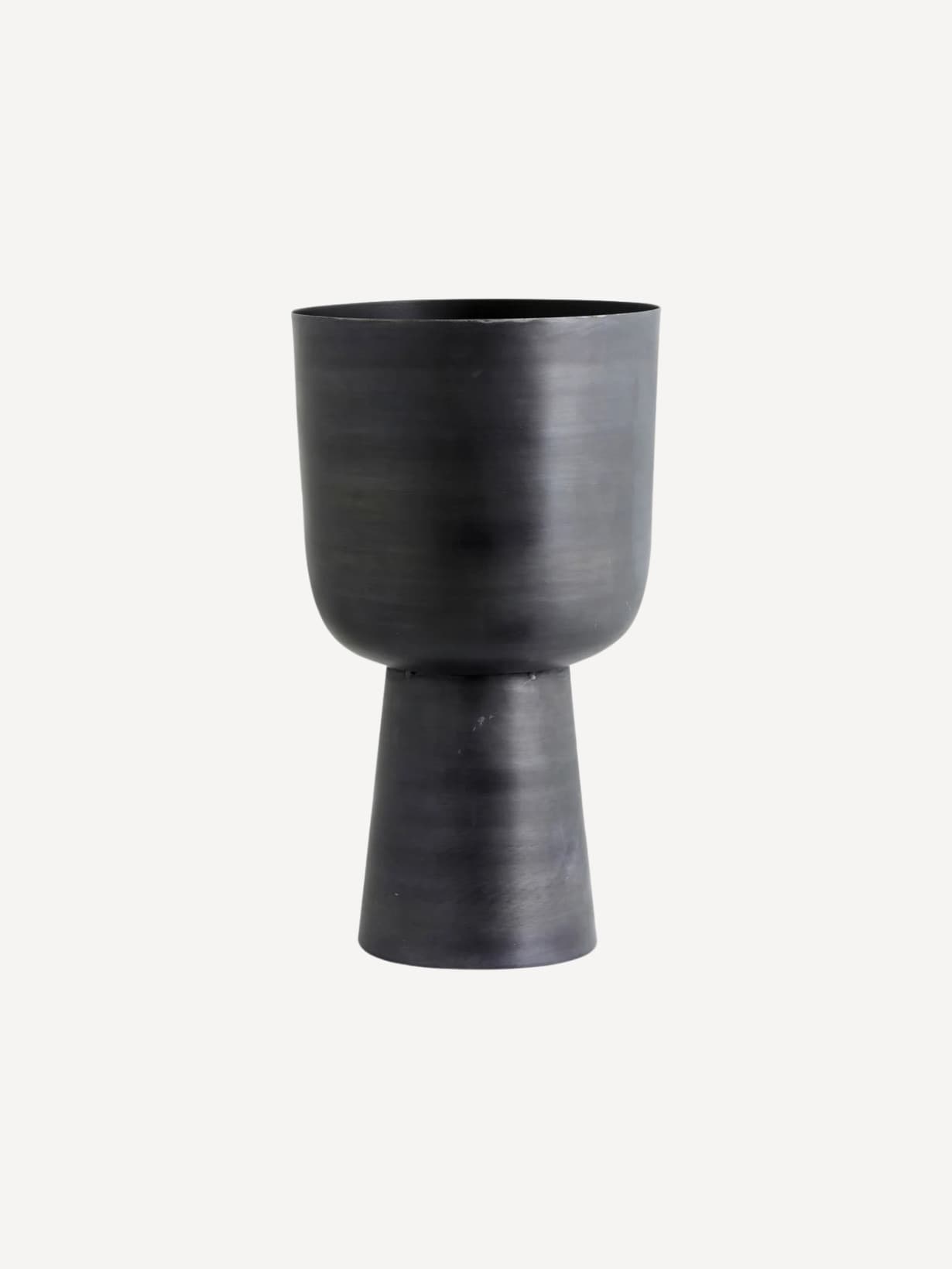 Jardinière en aluminium, Galoa L Gris anthracite  - NORDAL 