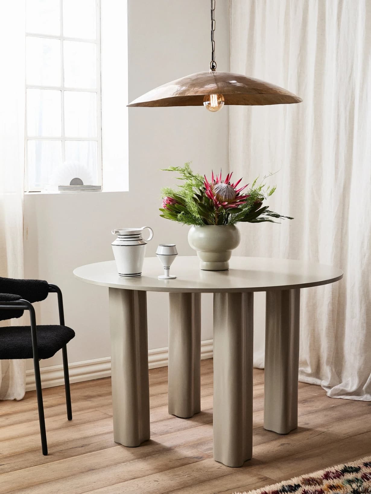 Lampe à suspension en laiton, Shakti   - NORDAL 