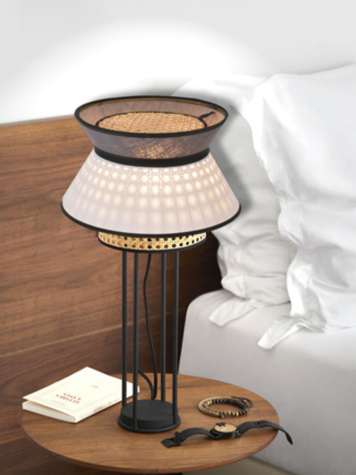 Lampe en métal peint, Singapour   - Market Set 