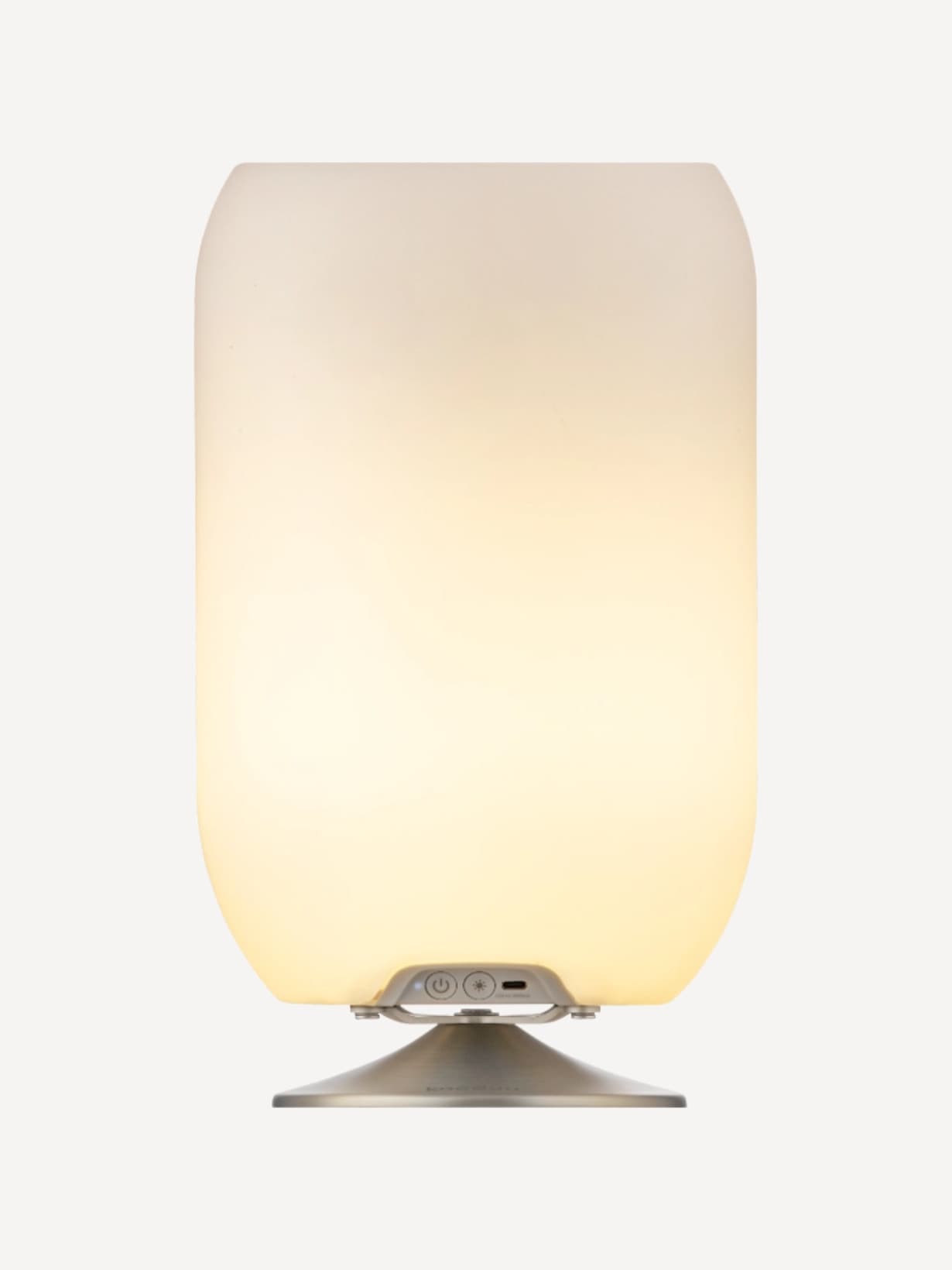 Lampe d'enceinte portable, Atmos Argent brossé  - Kooduu 