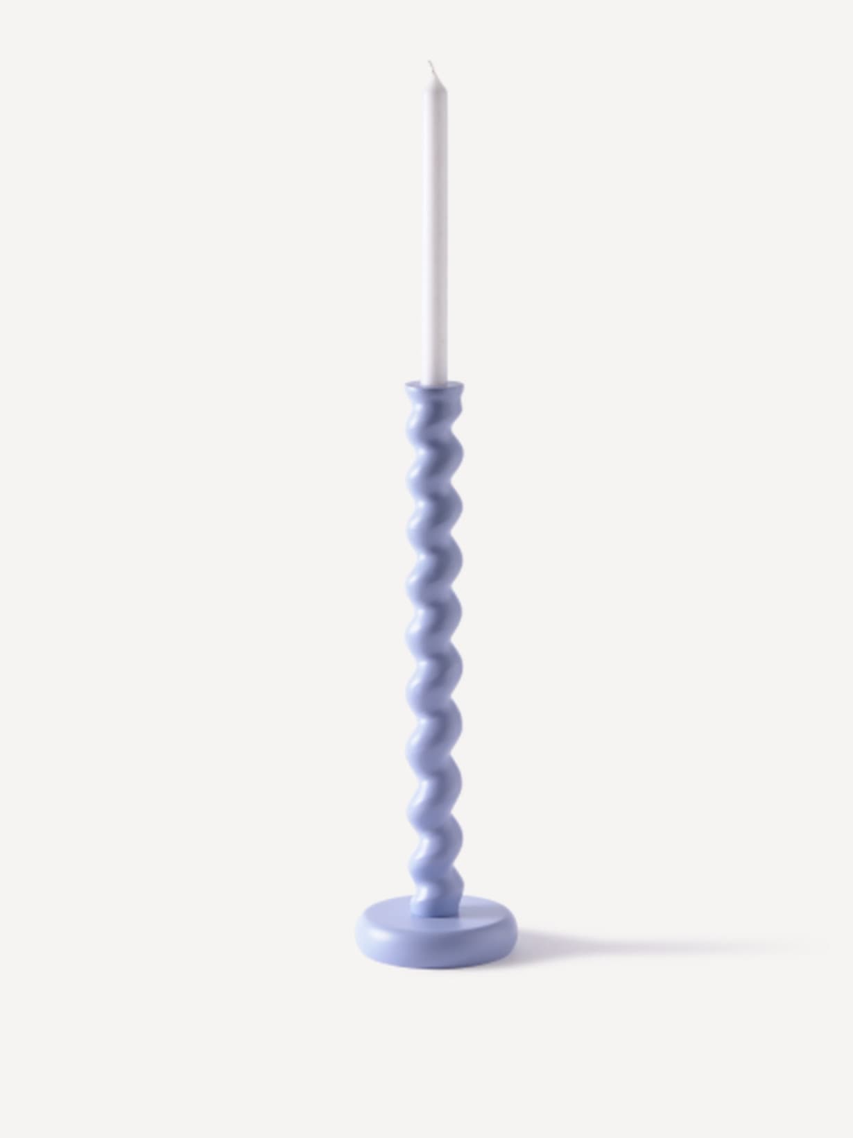 Bougeoir en aluminium, Twister XL Bleu  - Pols Potten 