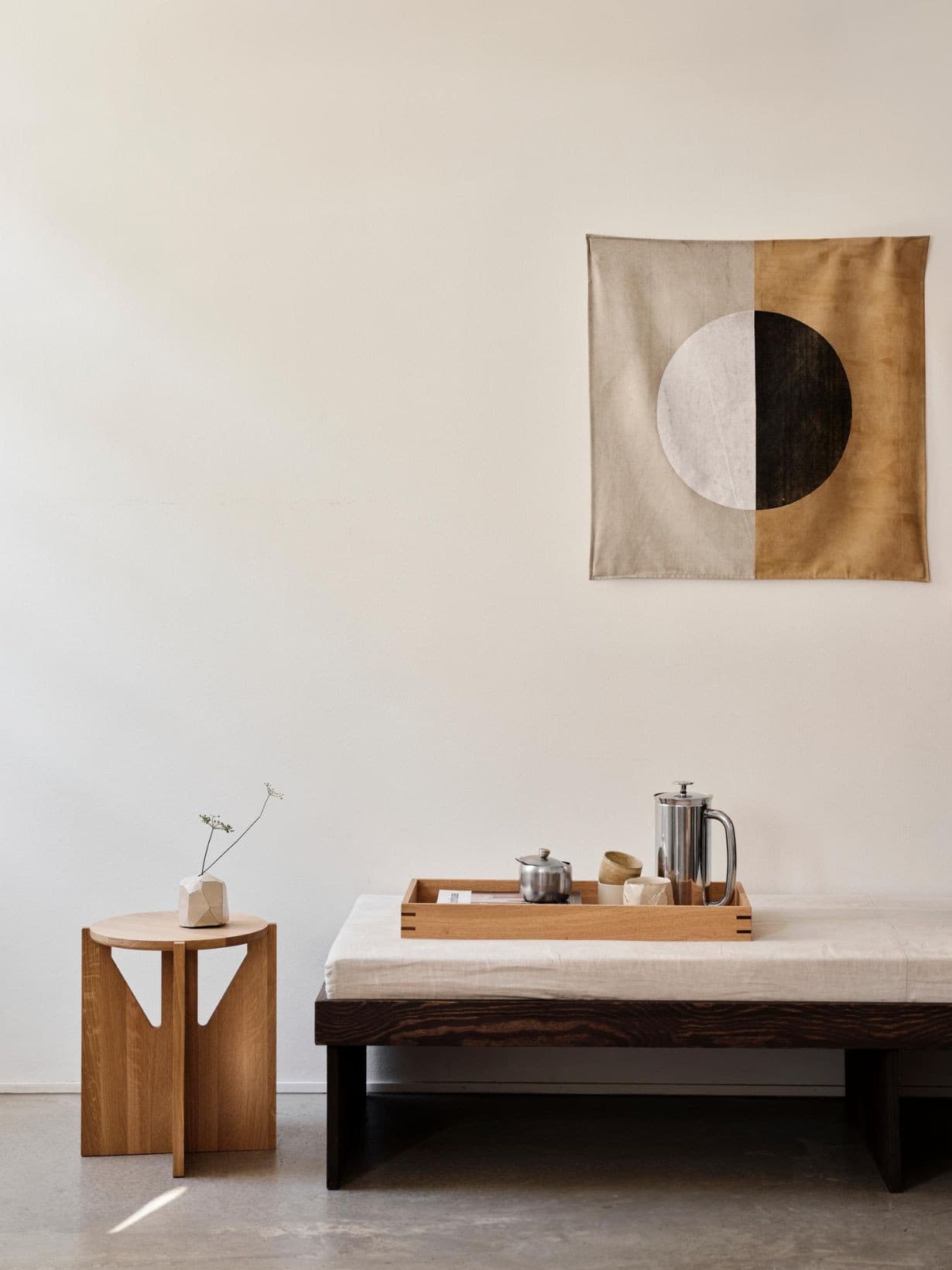 Tabouret en chêne, Simple Chêne  - KRISTINA DAM 