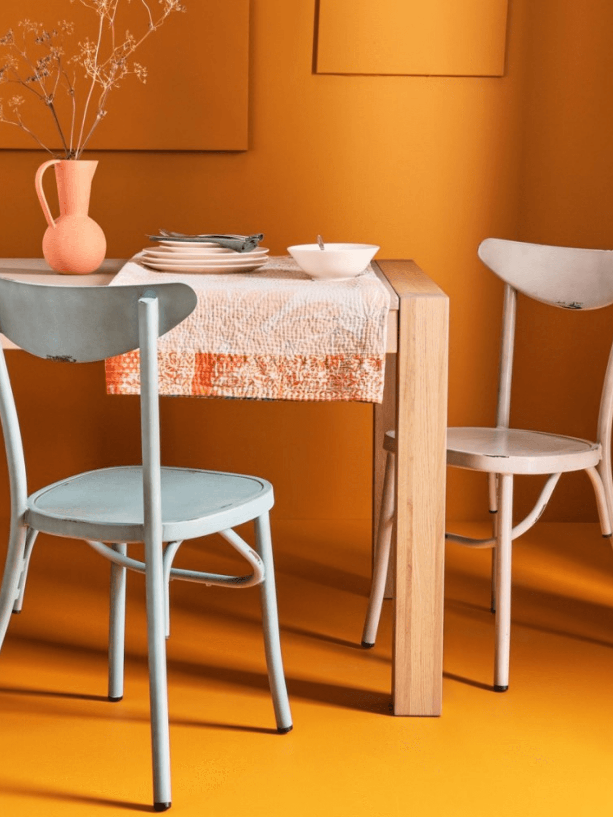 Chaise vintage en aluminium, Marie Écru   - SIGNATURE 