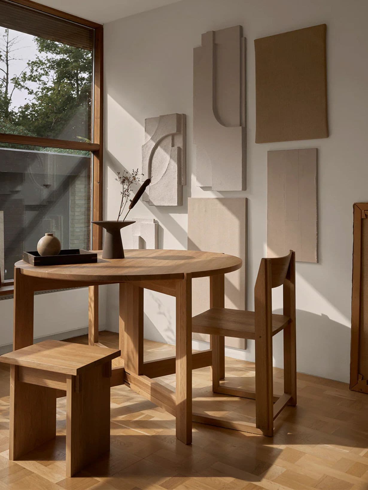 Table à manger en chêne, Collector   - KRISTINA DAM 