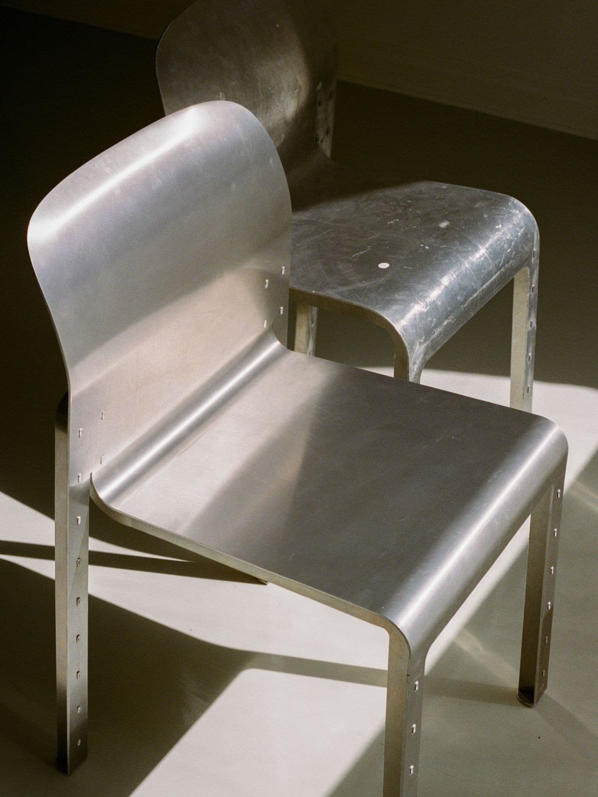 Chaise en Aluminium, Rivet   - Frama 