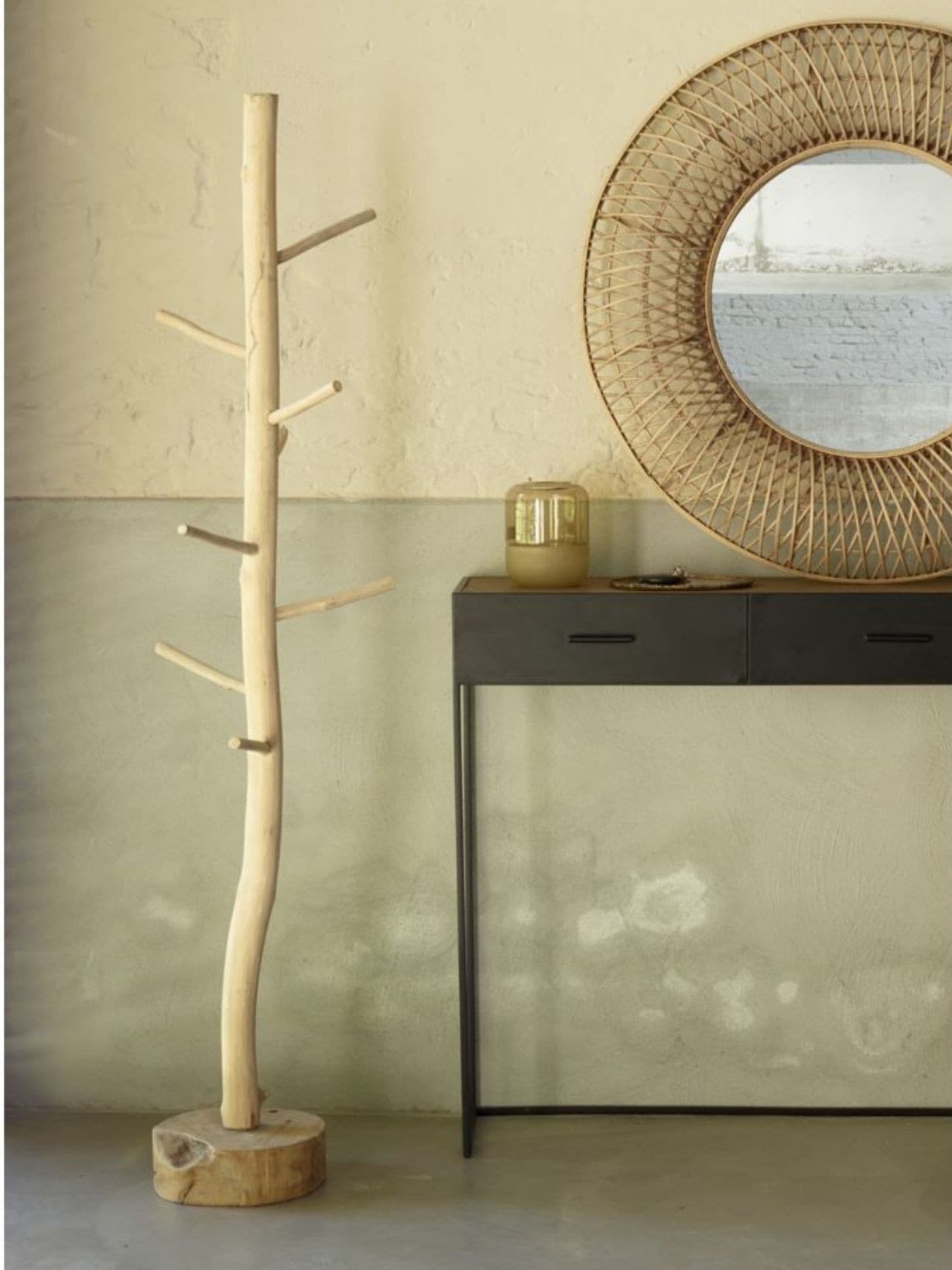 Console noir en métal, Eszential   - POMAX 