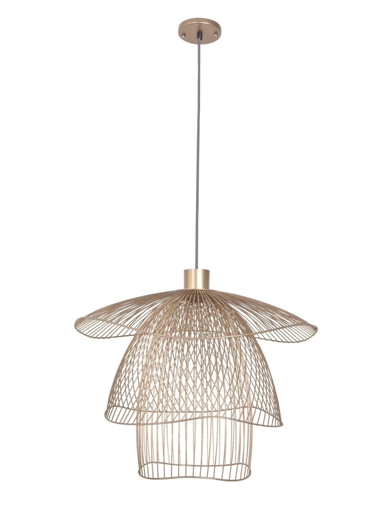 Suspension en métal, Papillon S Or  - Forestier 