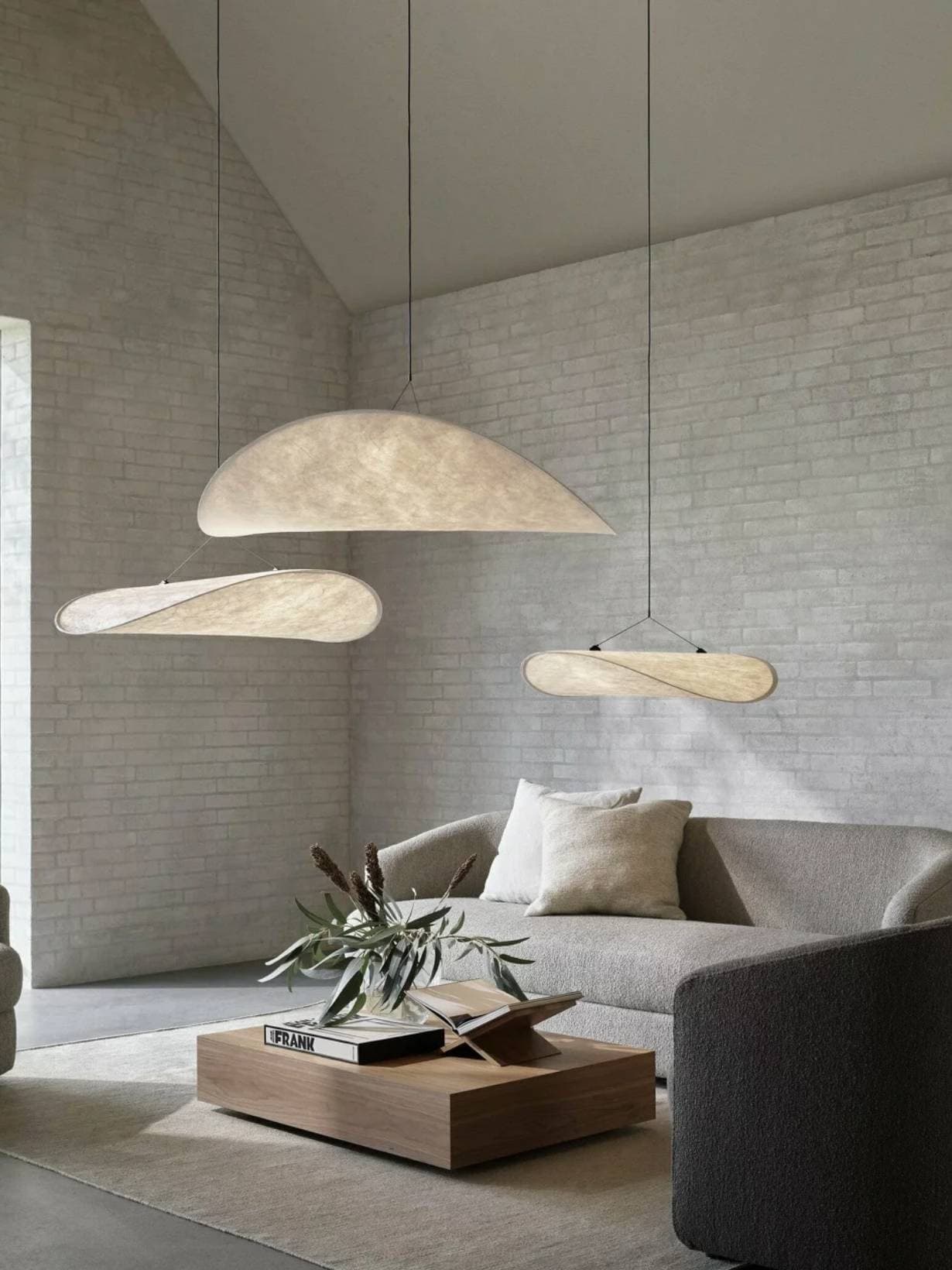 Suspension en tyvek blanc, Tense  Ø55 cm - New Works 