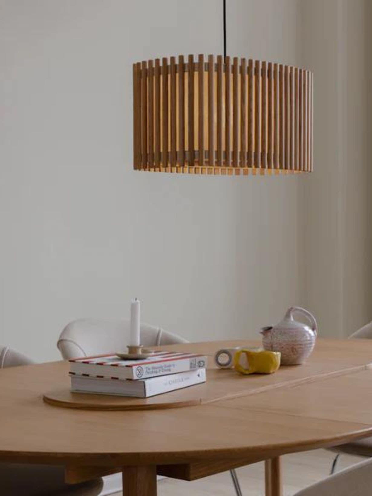 Abat-jour en bois de chêne, Komorebi Square Chêne clair M - Umage 