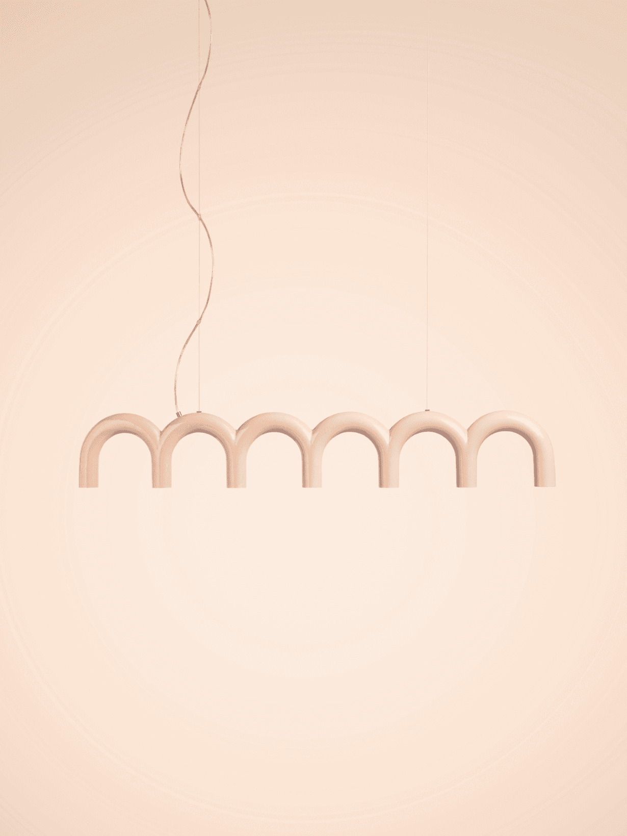 Suspension 7 piliers, Arche Straight Nude  - Oblure 