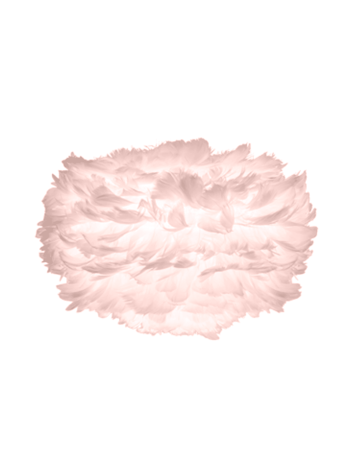 Abat-jour en plume d'oie, Eos mini Rose  - Umage 