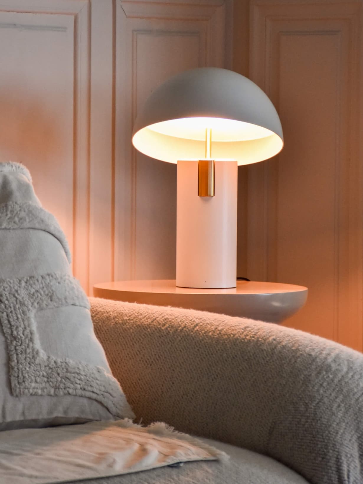 Lampe, Alto Blanc  - Jaune Fabrique 