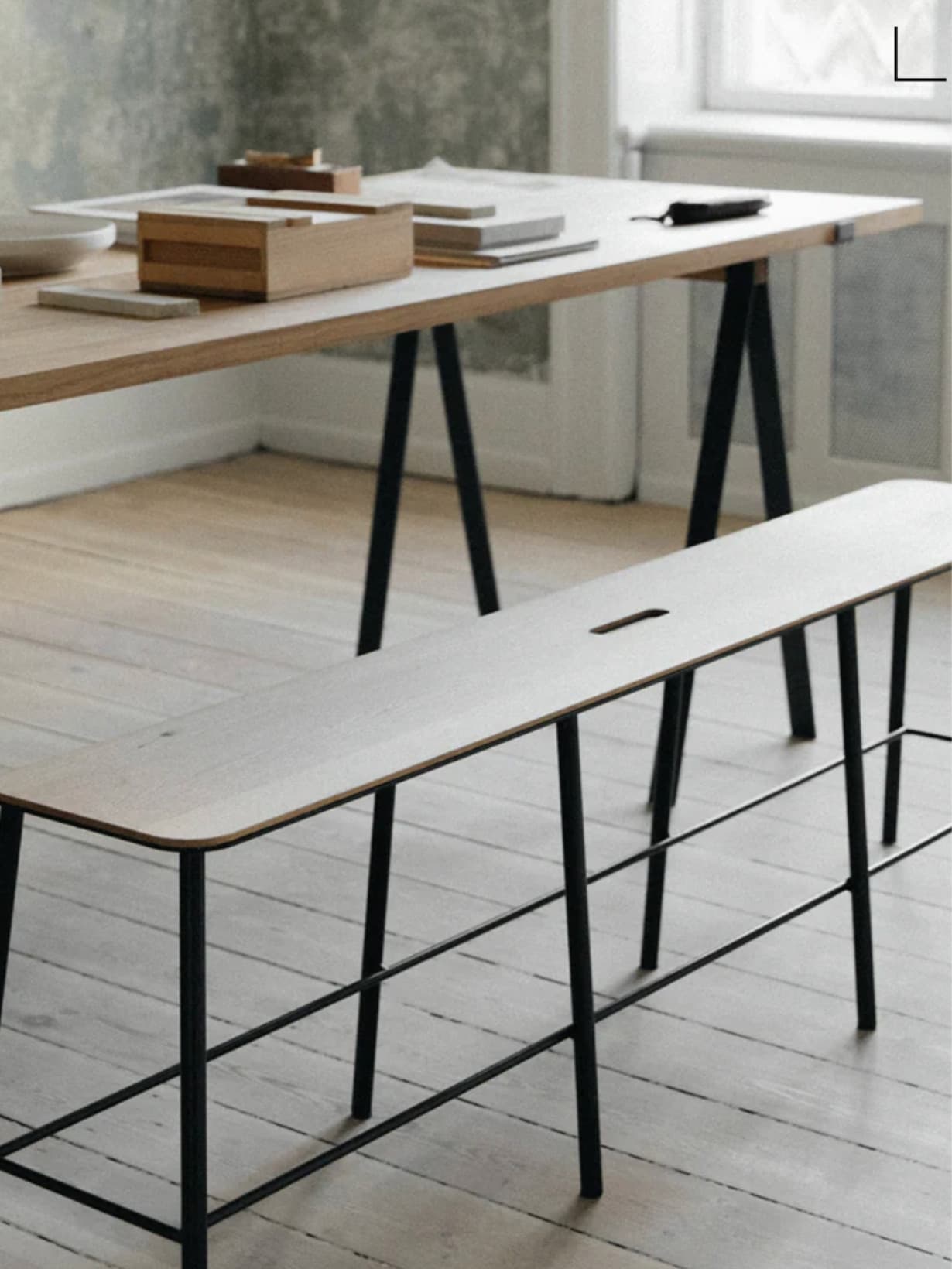 Banc en bois, Adam  160 cm - Frama 