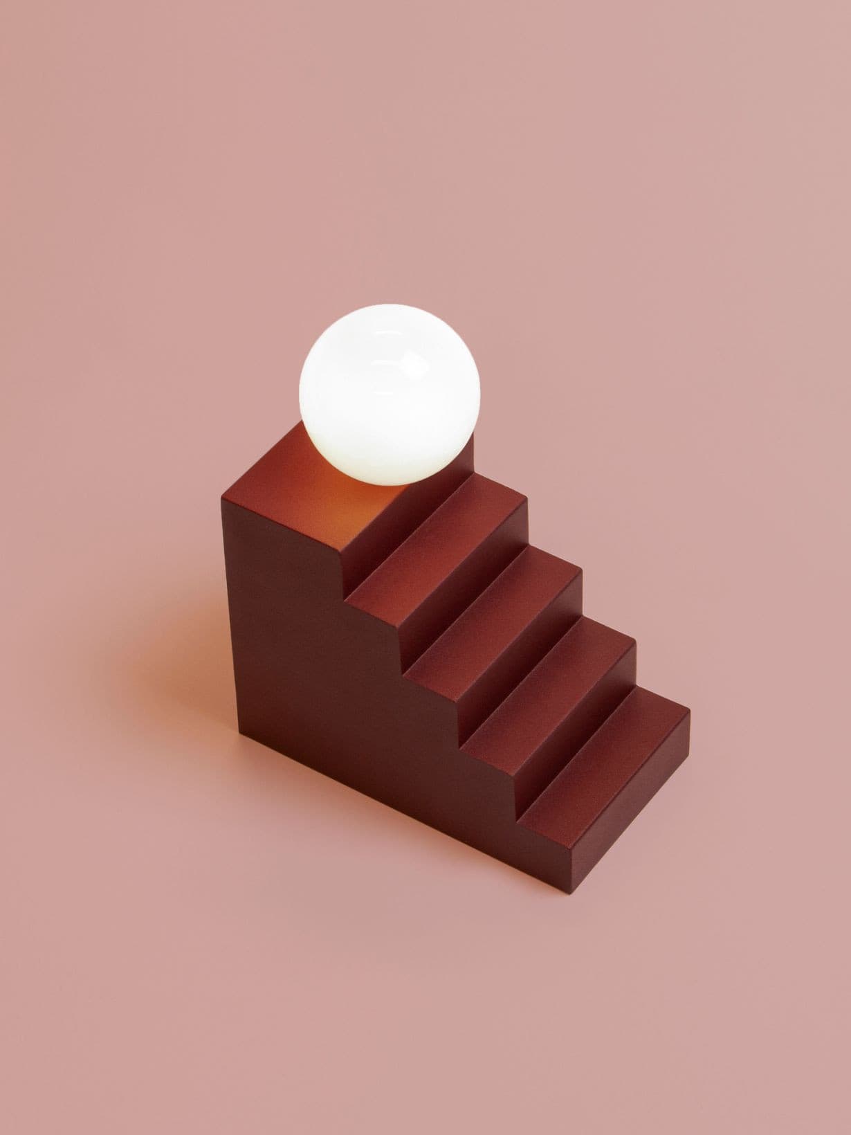 Lampe de Table  Stair Rouge  - Oblure 