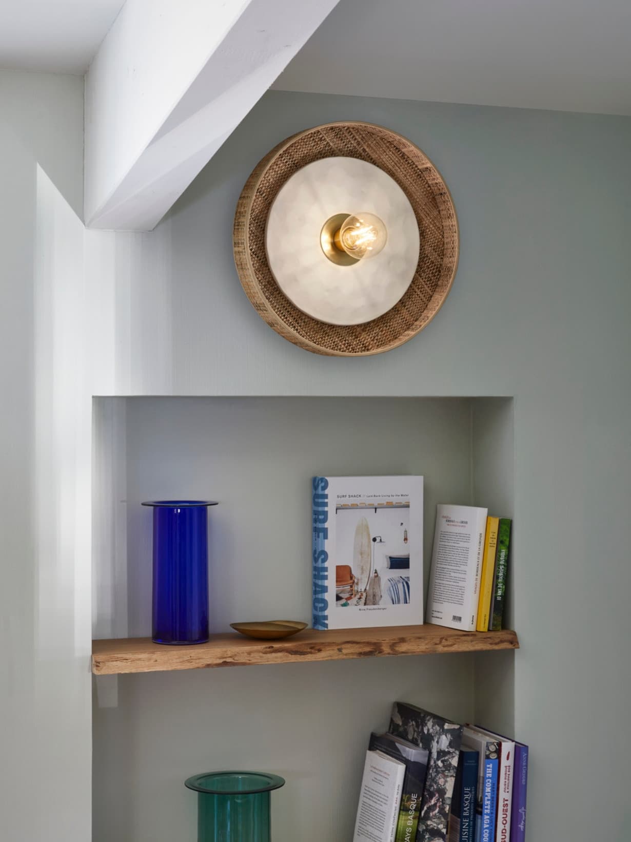 Applique en tissus, Portinatx Blanc D40 cm - Market Set 