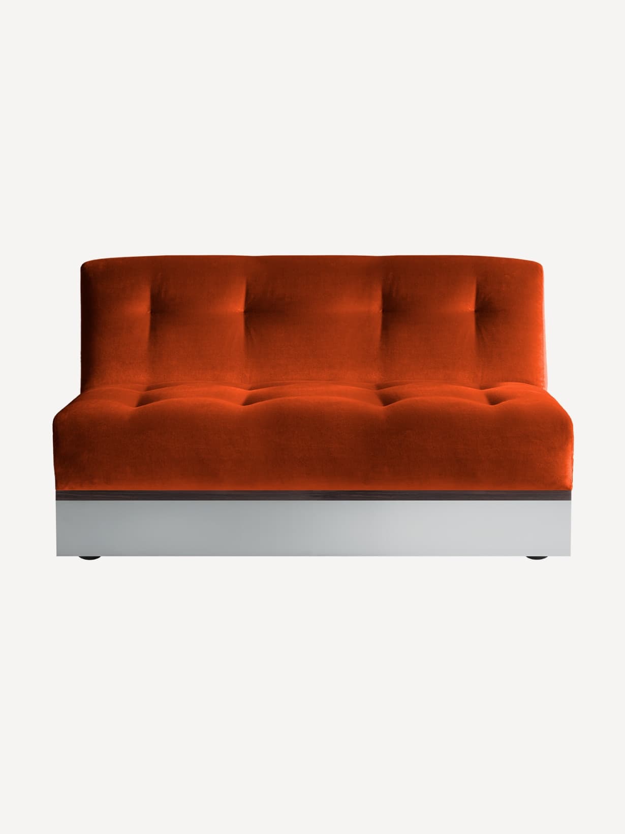 Canapé en tissu ou en velours, Stanley Fox 2 places - RED EDITION 