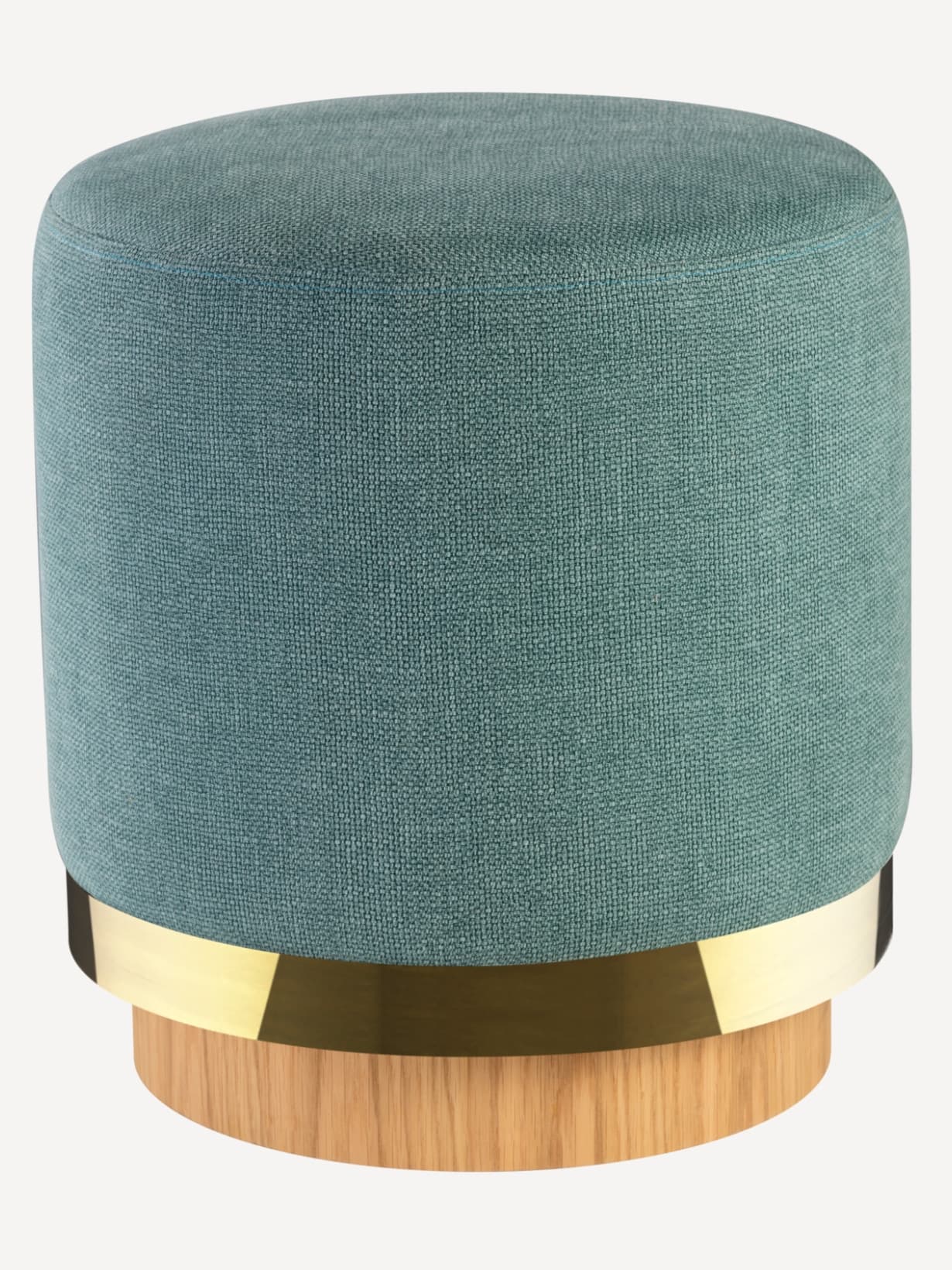 Pouf en velours ou en tissu, Stool Indien T15 (Cat. B)  - RED EDITION 