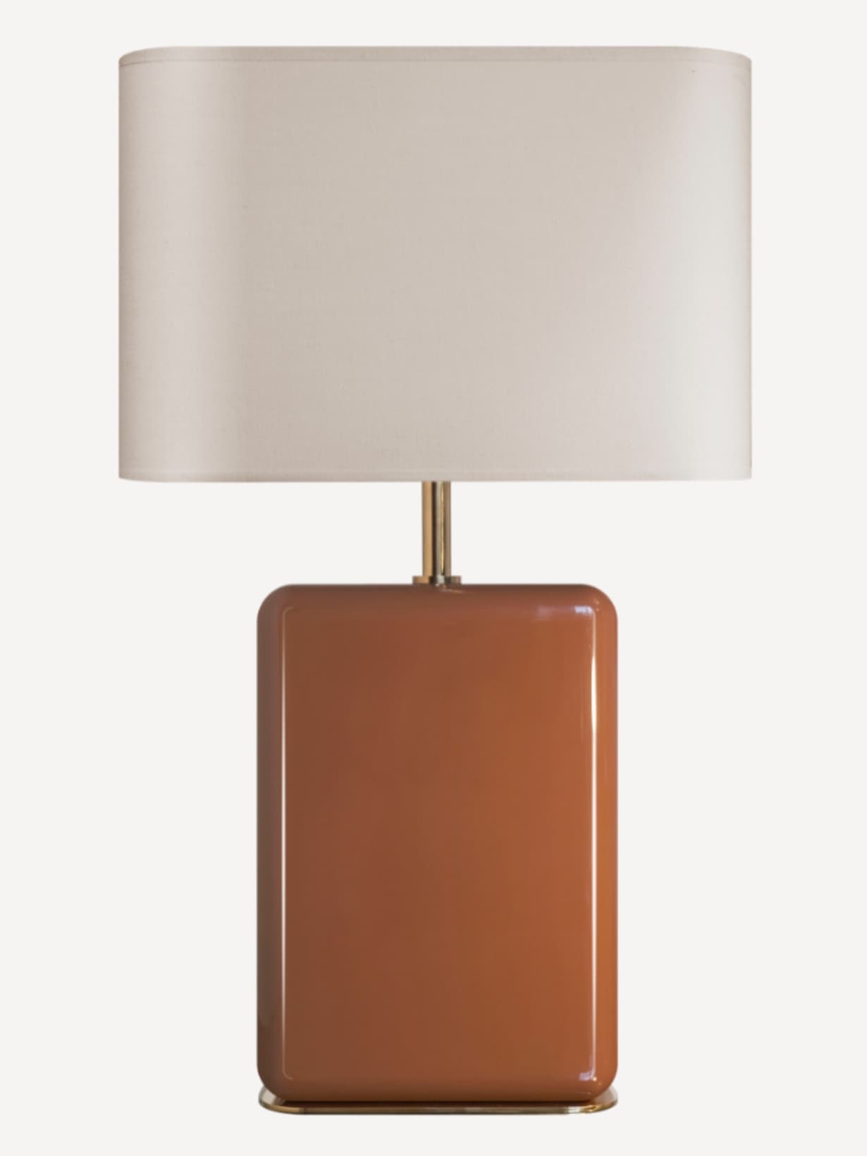 Lampe en laque, Bourbon Sienne  - RED EDITION 