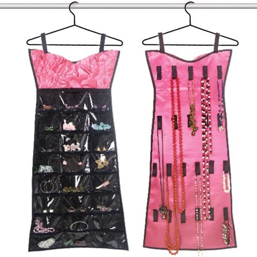 Robe Coffret à Bijoux Rose et Noir