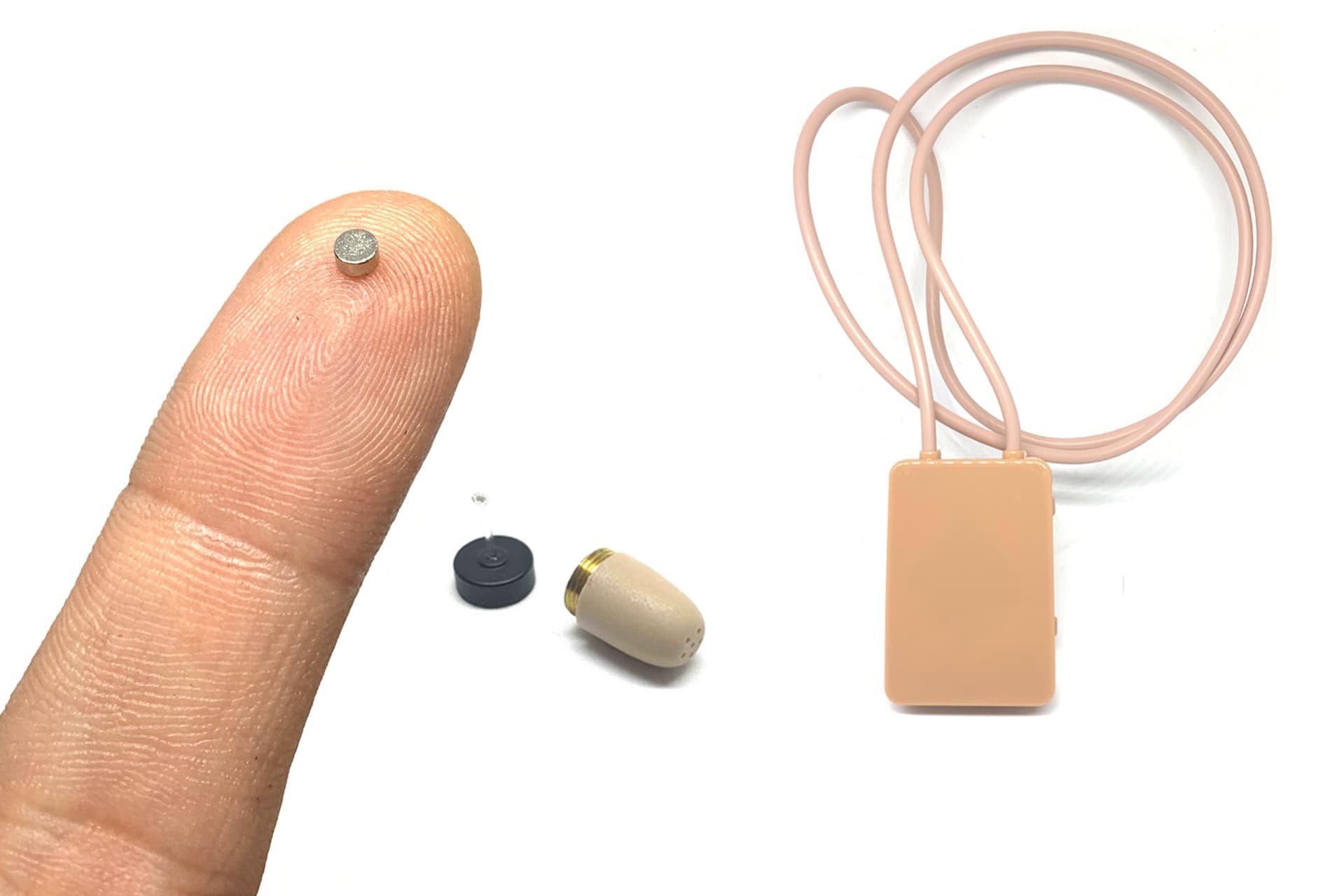 Micro espion GSM porté sur le corps avec oreillette