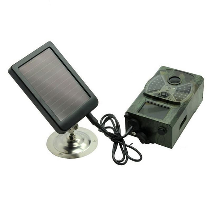 Panneau solaire pour caméra de chasse