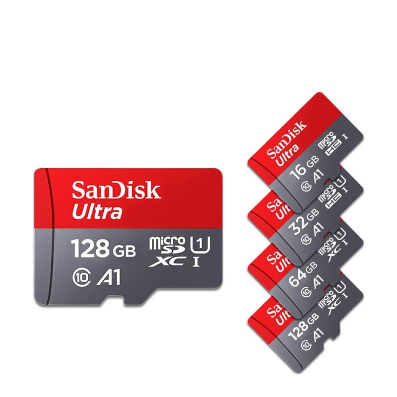 Carte micro SD SanDisk Ultra + Adaptateur USB et SD
