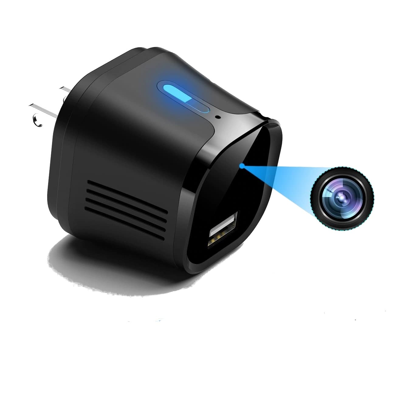 Prise chargeur caméra espion 4K Wi-Fi/IP