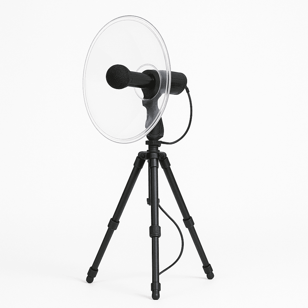 Microphone parabolique professionnel
