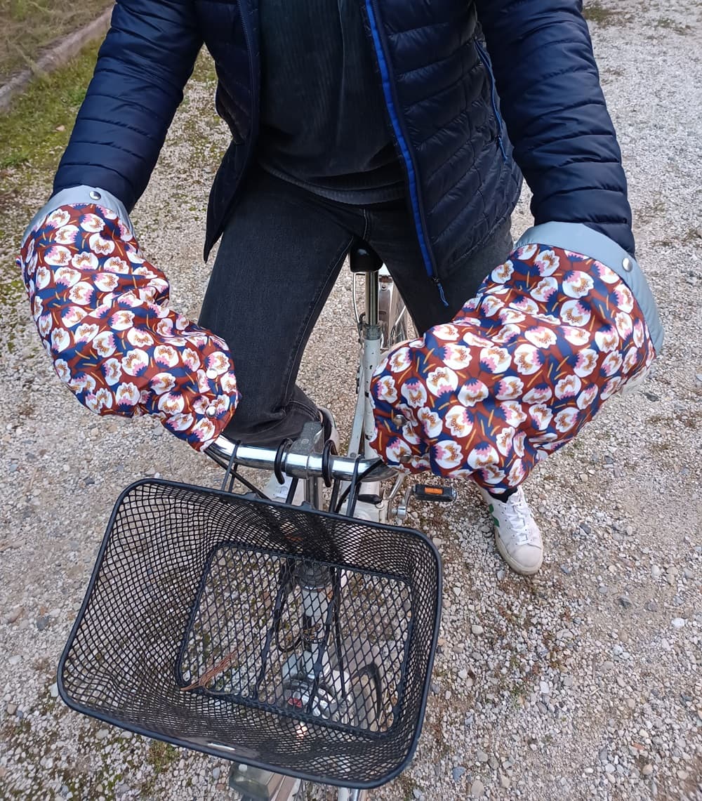 Manchons visibles de nuit (guidon courbé)